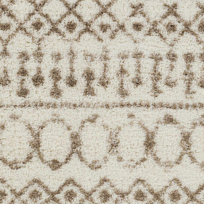Monarch Cream&Tan Trellis Plush Rug