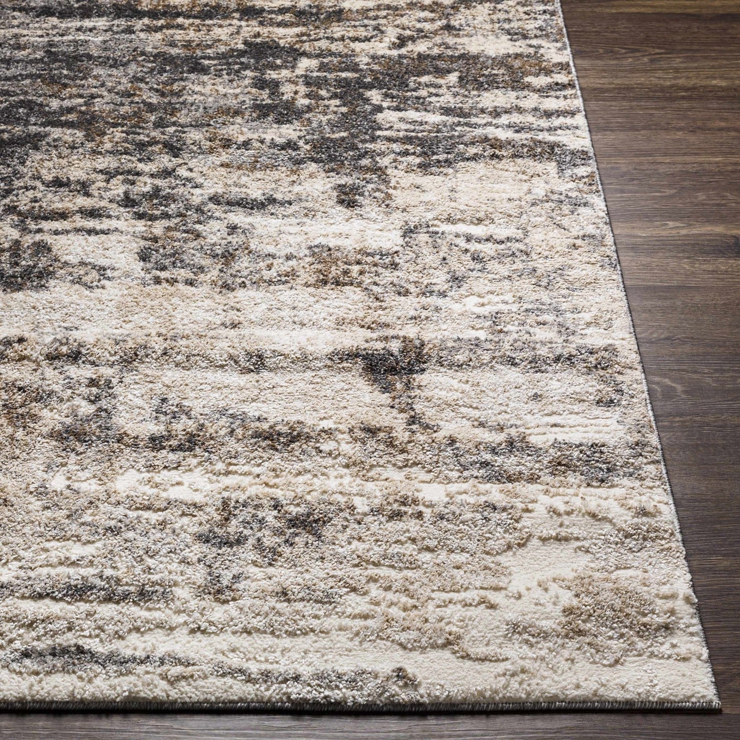 Clontarf Luxe Charcoal Area Rug - Quahog Bay Bedding