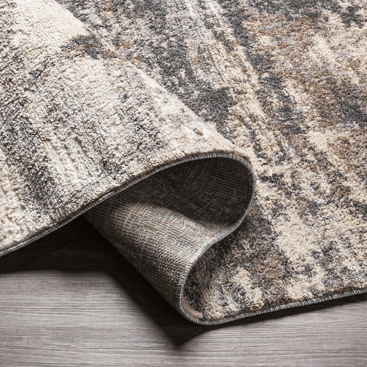 Clontarf Luxe Charcoal Area Rug - Quahog Bay Bedding