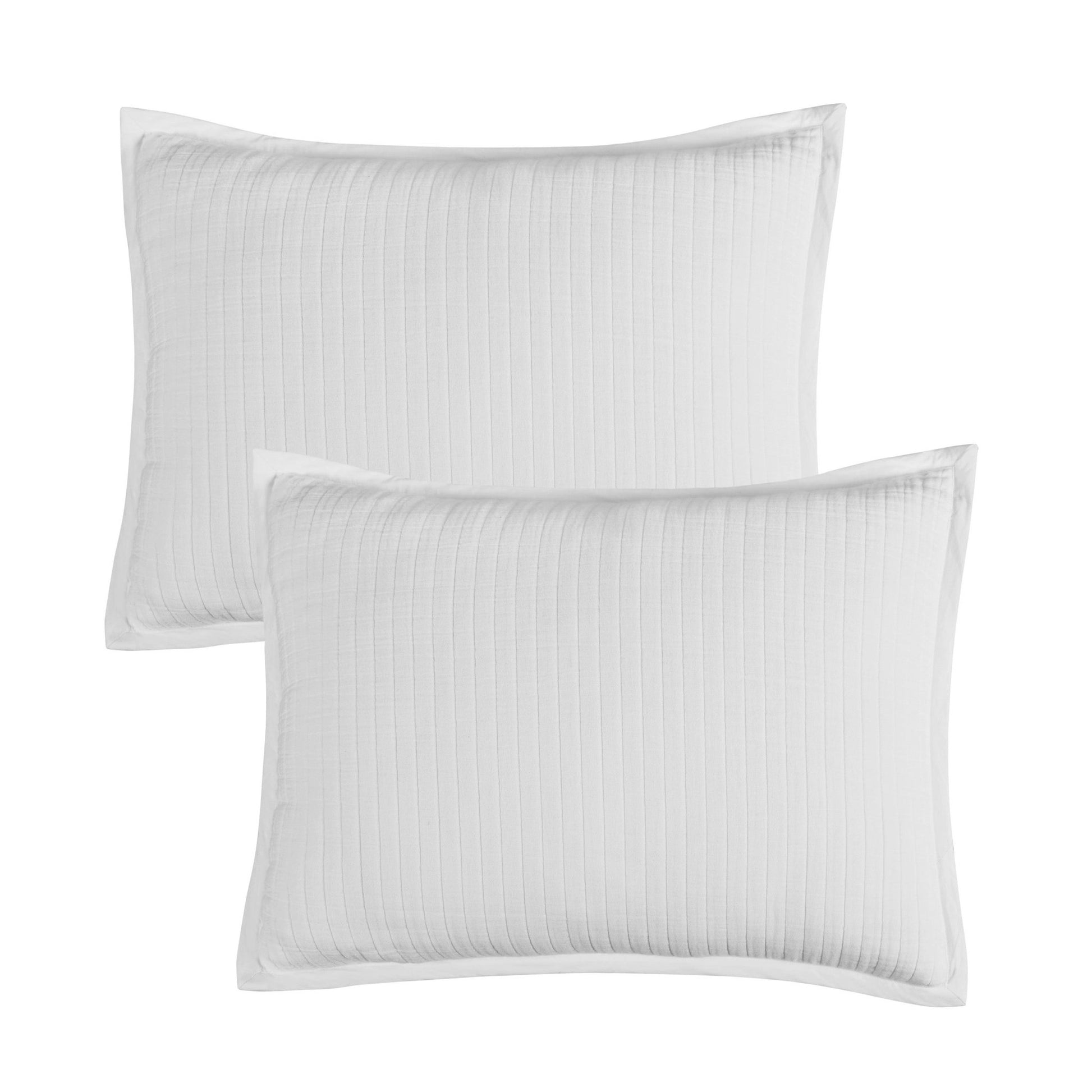 Cloud Cotton Gauze Pillow Sham Pairs - Quahog Bay Bedding