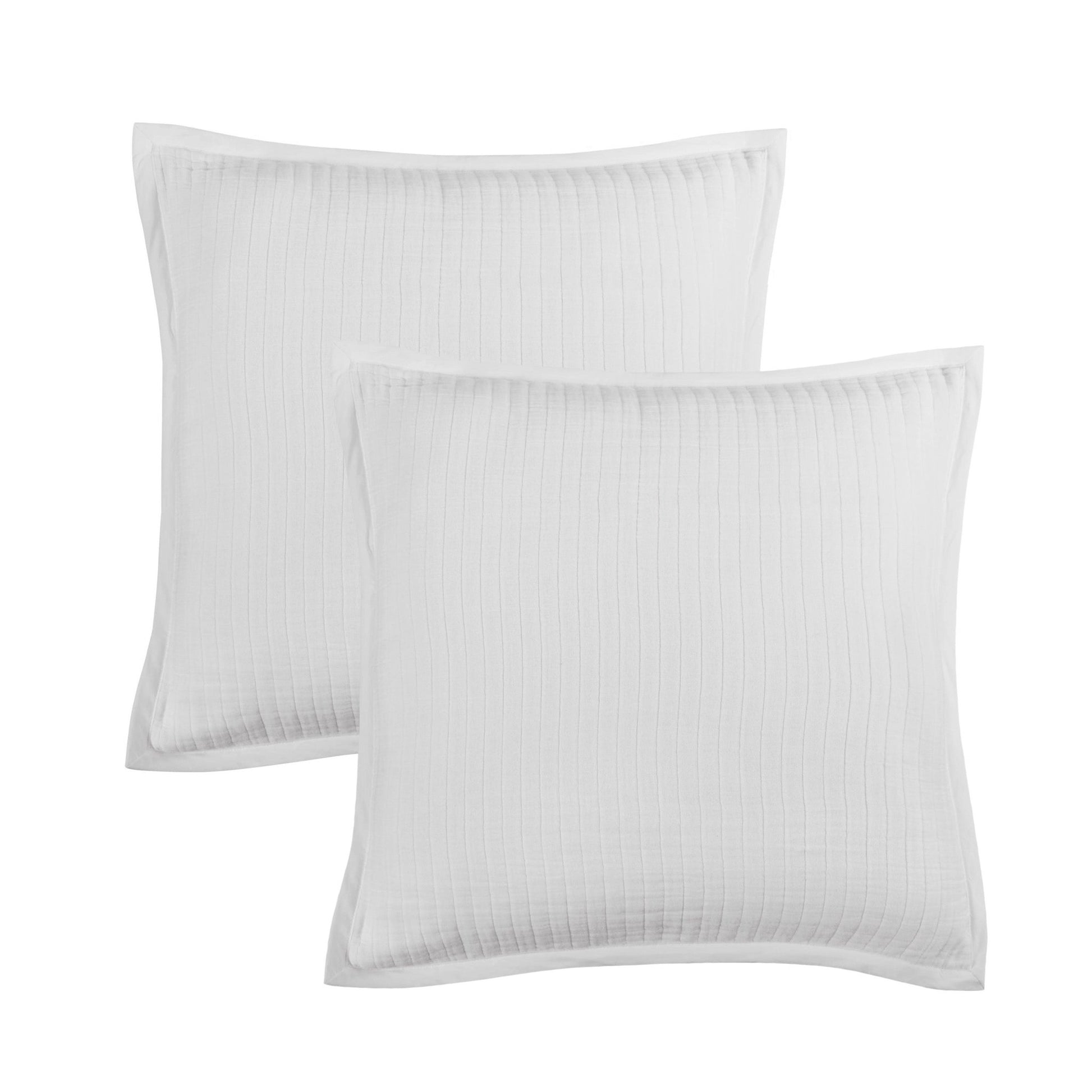 Cloud Cotton Gauze Pillow Sham Pairs - Quahog Bay Bedding