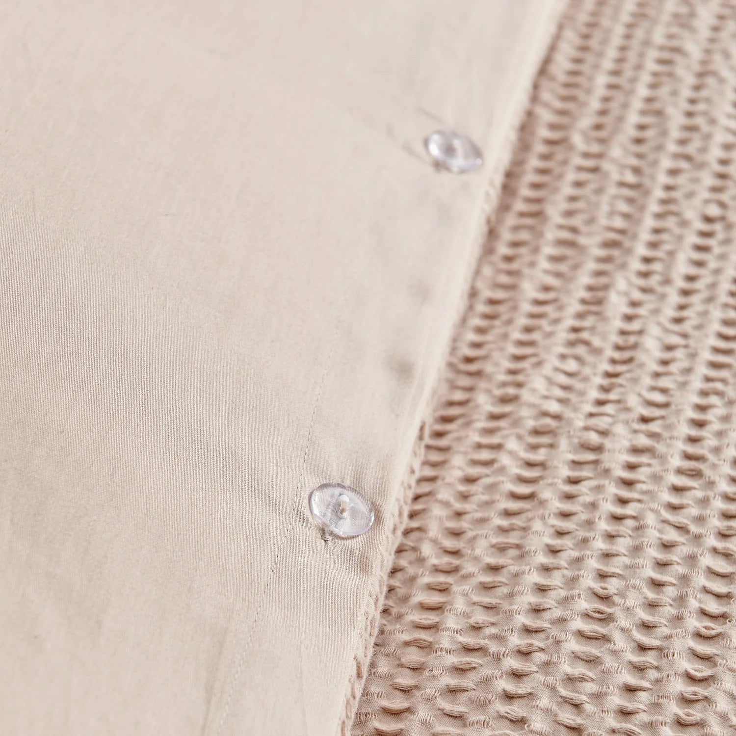 Cloud Waffle 100% Cotton Duvet Cover Set 3PC - Blush - Quahog Bay Bedding