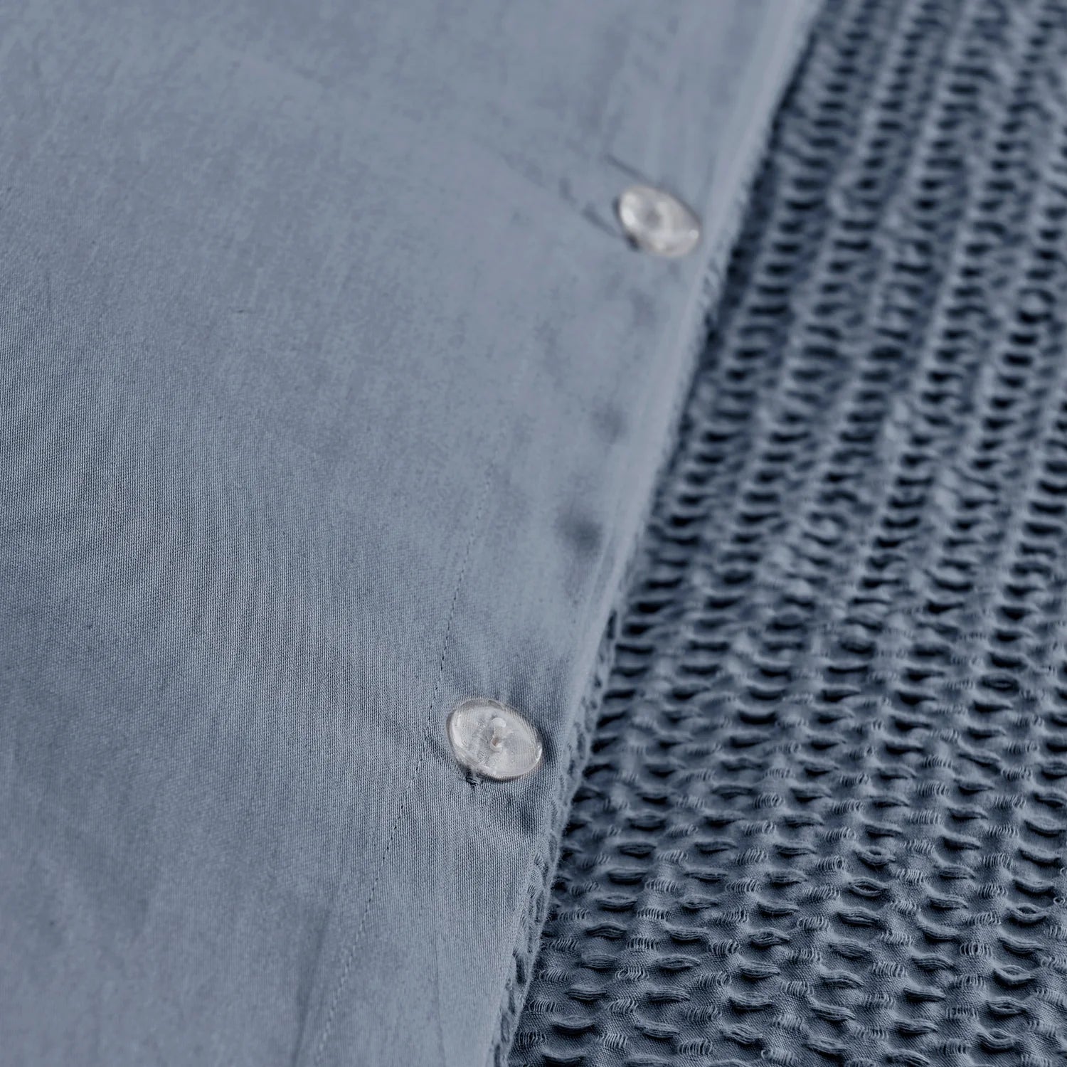 Cloud Waffle 100% Cotton Duvet Cover Set 3PC - Nautical Duvet Set - Navy - Quahog Bay Bedding