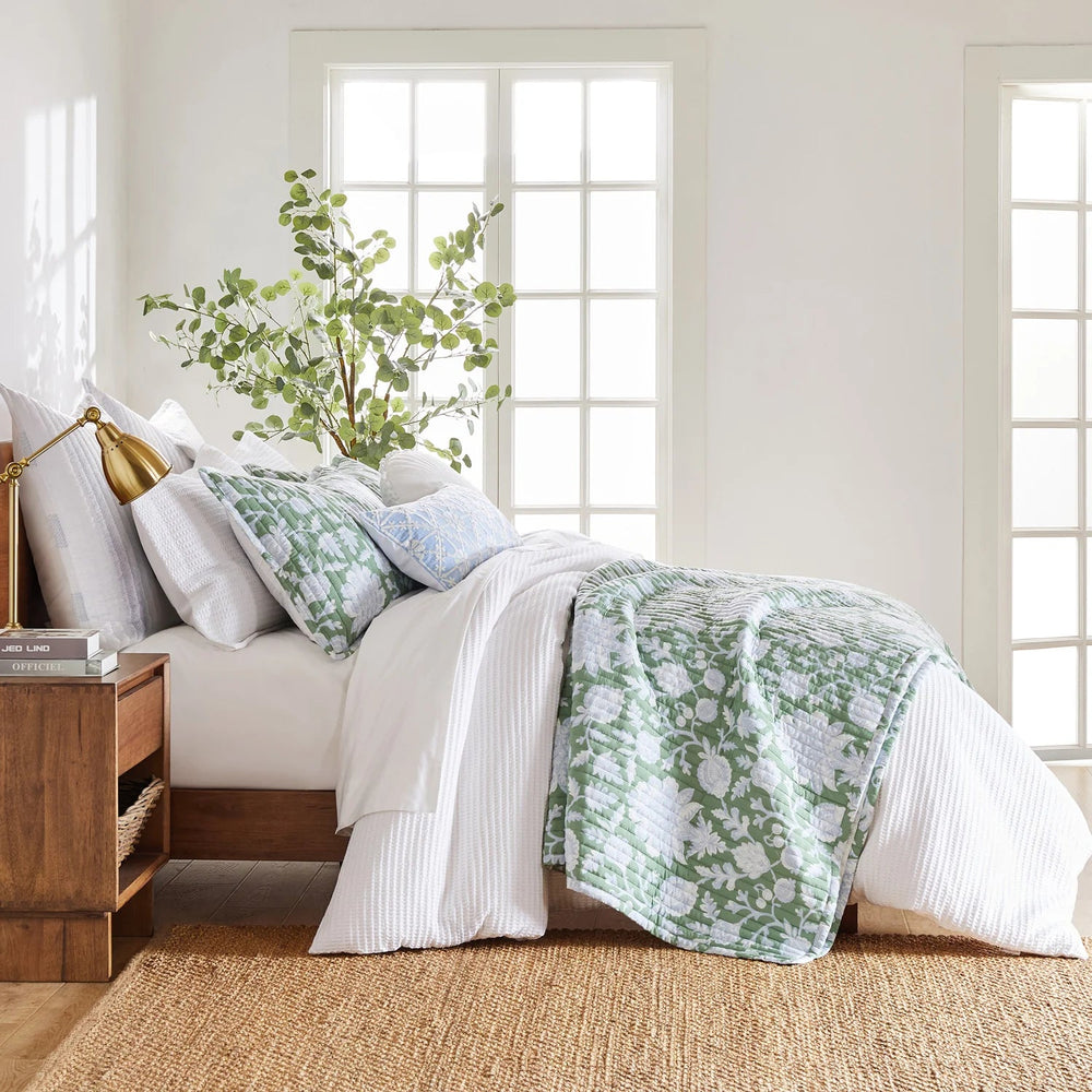 Cloud Waffle Comforter Set 3PC - White - Quahog Bay Bedding