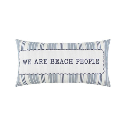 Ocean Meadow Beach Pillow | We Are Beach People - Quahog Bay Bedding