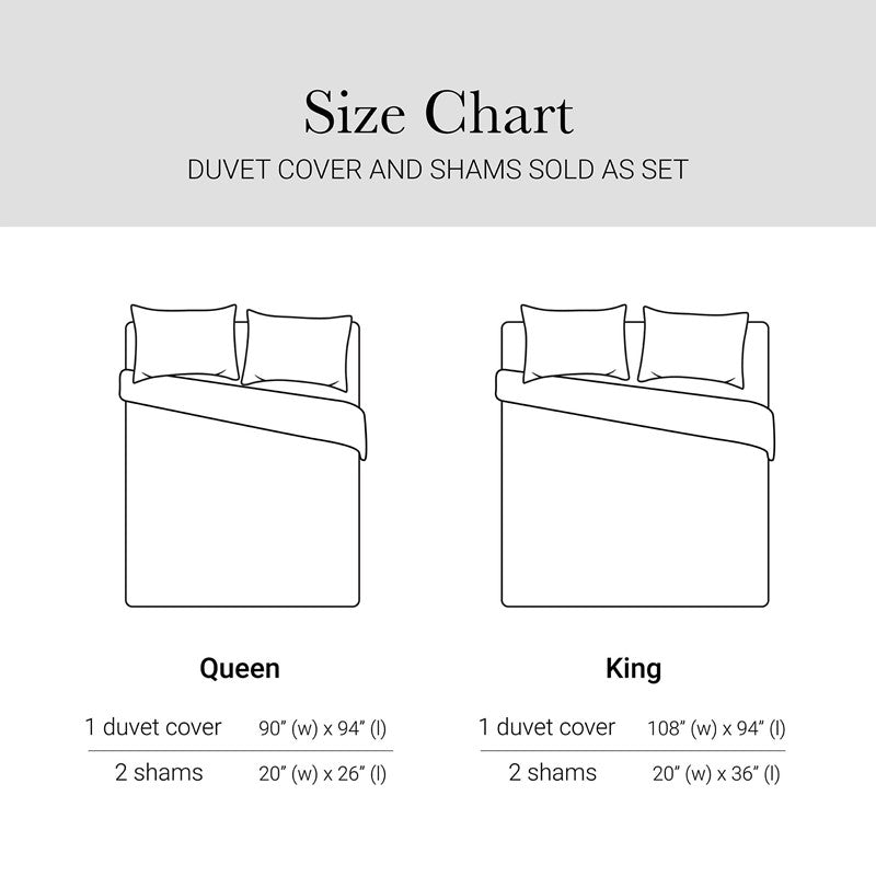 Coastal Blue Botanical Duvet Cover Set 100% Cotton Sateen Duvet Set - Quahog Bay Bedding