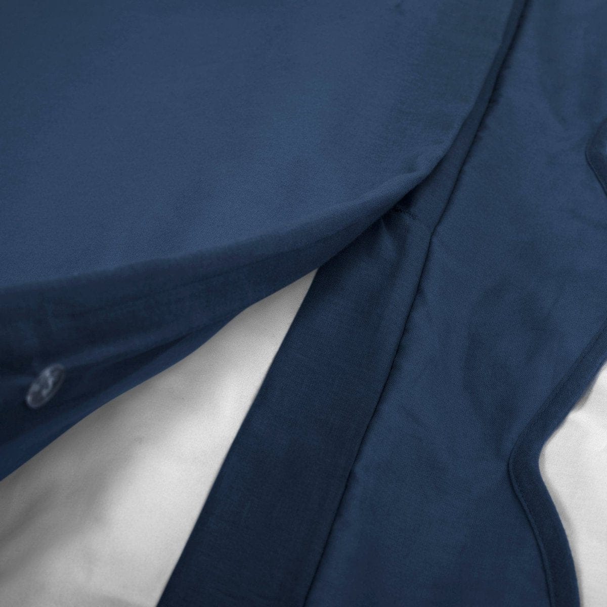 Coastal Chic Scalloped Edge 100% Cotton Reversible Duvet Cover Set - Quahog Bay Bedding