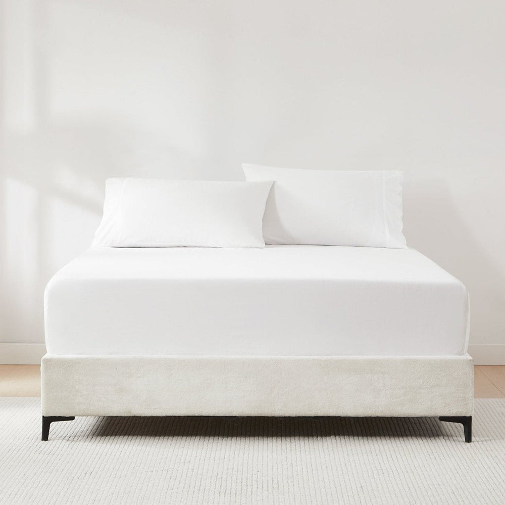 Coastal Chic Scalloped Edge Cotton Sheet Set - Quahog Bay Bedding