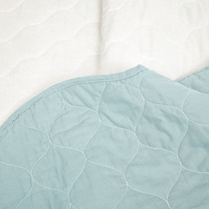 Coastal Chic Scalloped Edge Reversible Quilt 3 Piece Set - Quahog Bay Bedding