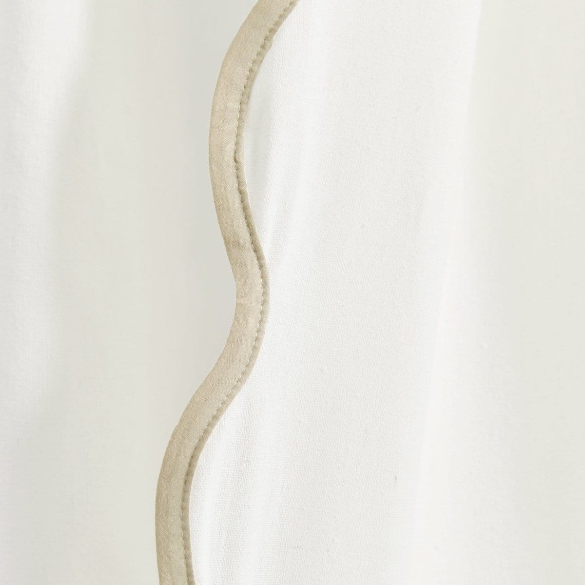 Coastal Chic Scalloped Edge Window Curtain Panel Set - Quahog Bay Bedding