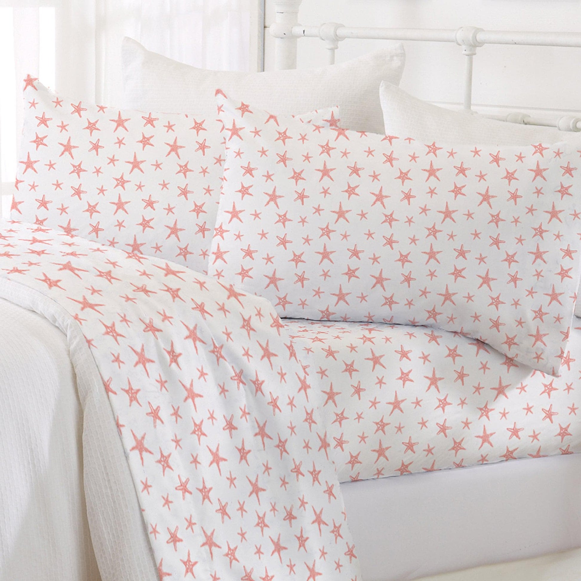 Coastal Microfiber Sheet Sets - Newport - Coastal Bedding - Quahog Bay Bedding