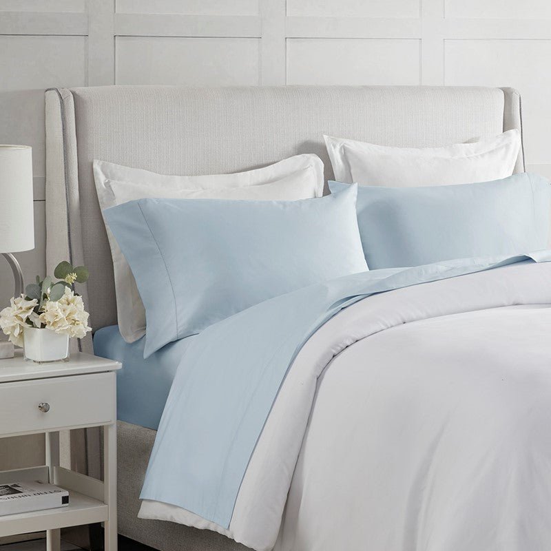 500TC Egyptian Cotton Deep Pocket Pastel Sheet Sets With Snug Grip Elastic - Quahog Bay Bedding
