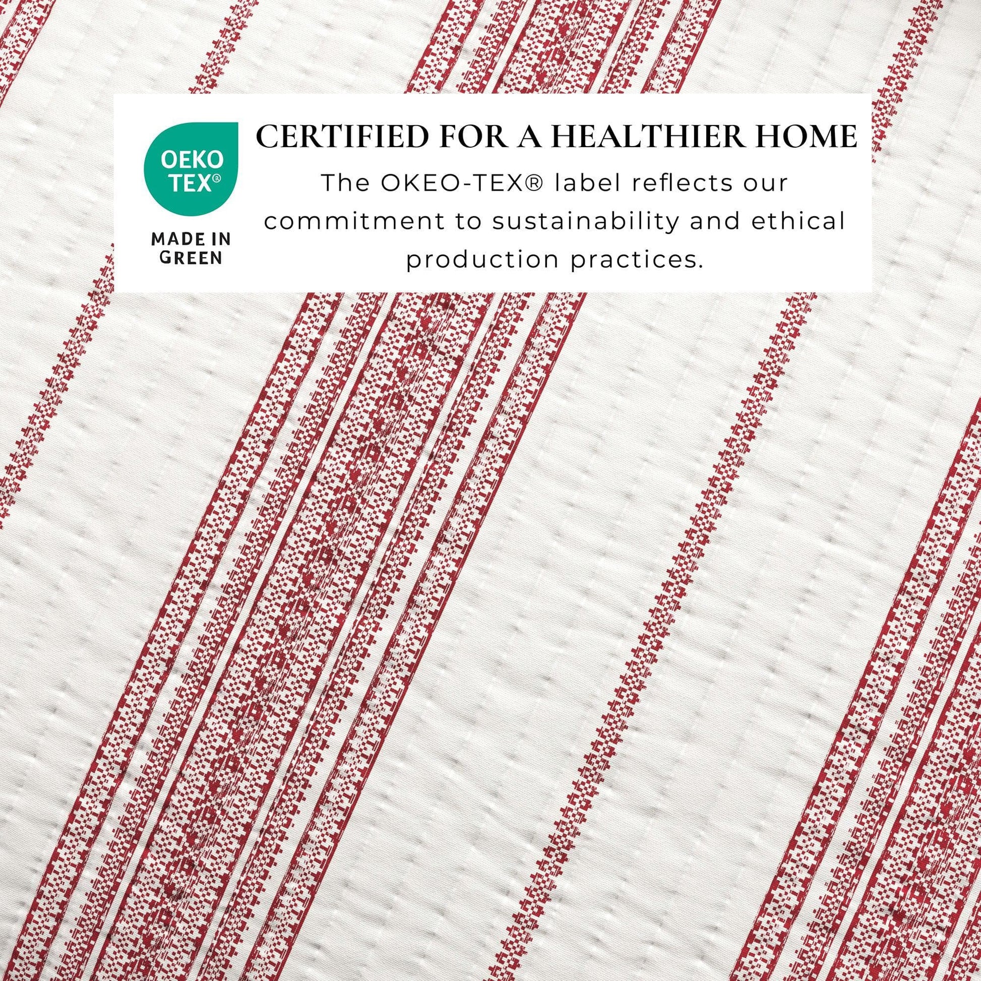 Coastal Stripe Quilt - White Quilt With Navy, Red, Green Or Grey Stripes - Quahog Bay Bedding