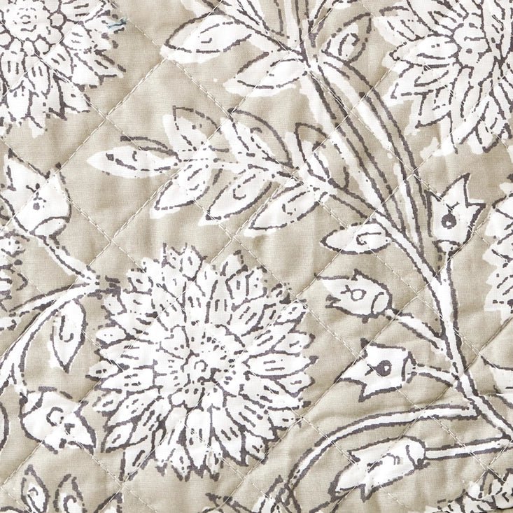 Coastal Tote Bag - Adare Taupe - Quahog Bay Bedding