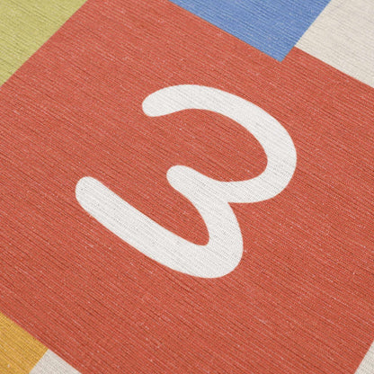Colorful Hopscotch Washable Kids Rug - Quahog Bay Bedding