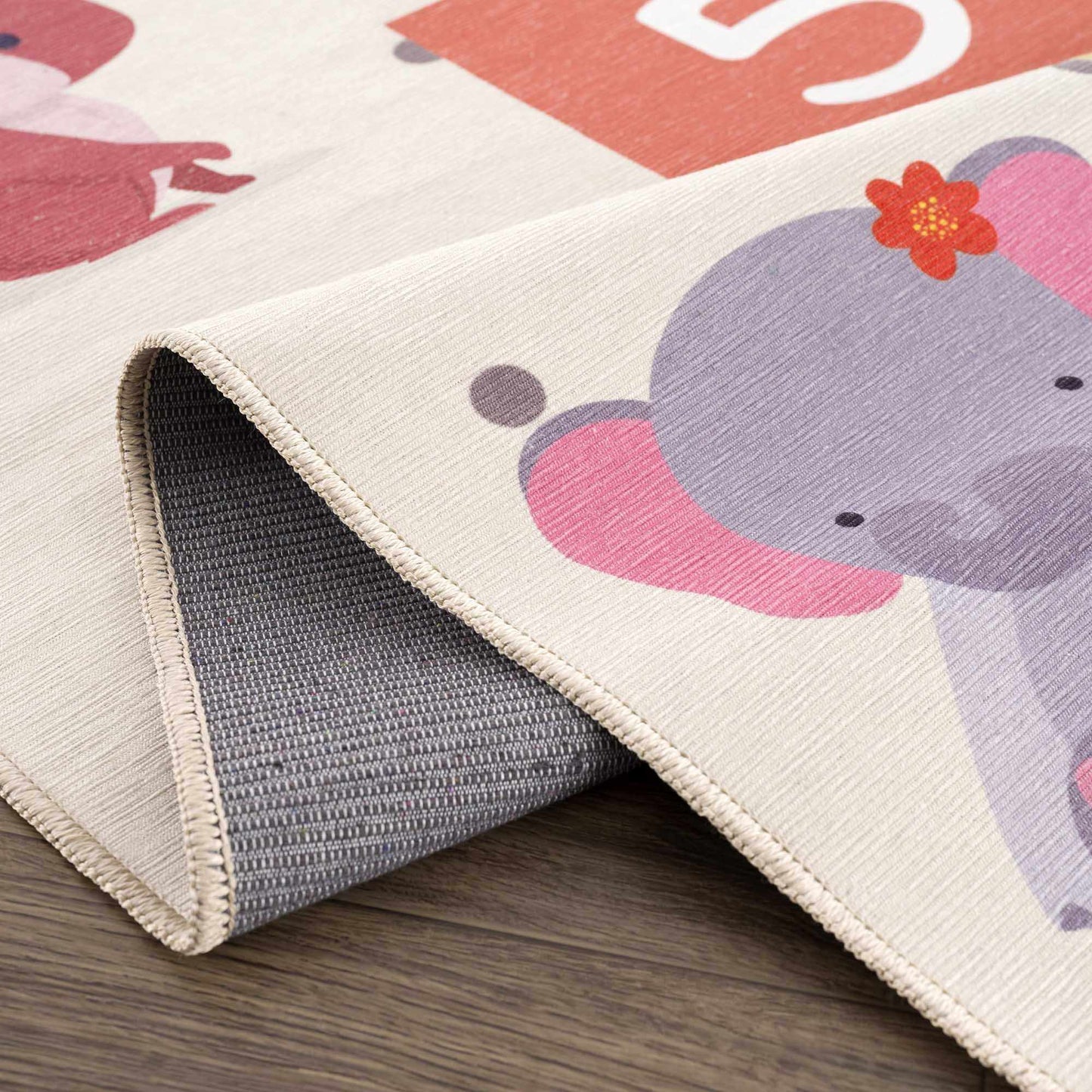 Colorful Hopscotch Washable Kids Rug - Quahog Bay Bedding