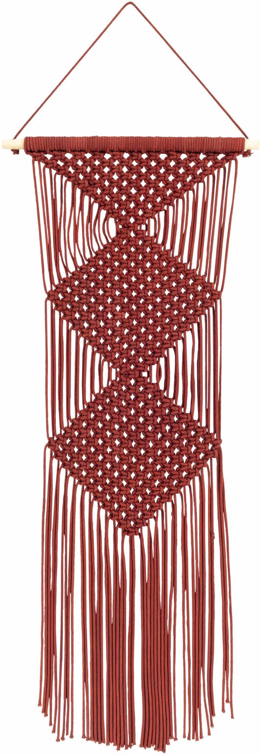 Columbio Rust Macramé Wall Hanging Decor - Quahog Bay Bedding