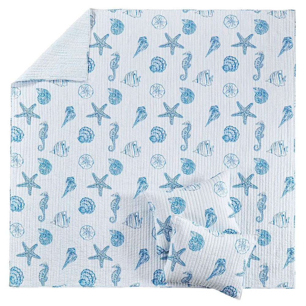 Sandy Cove Quilt Set - Quahog Bay Bedding