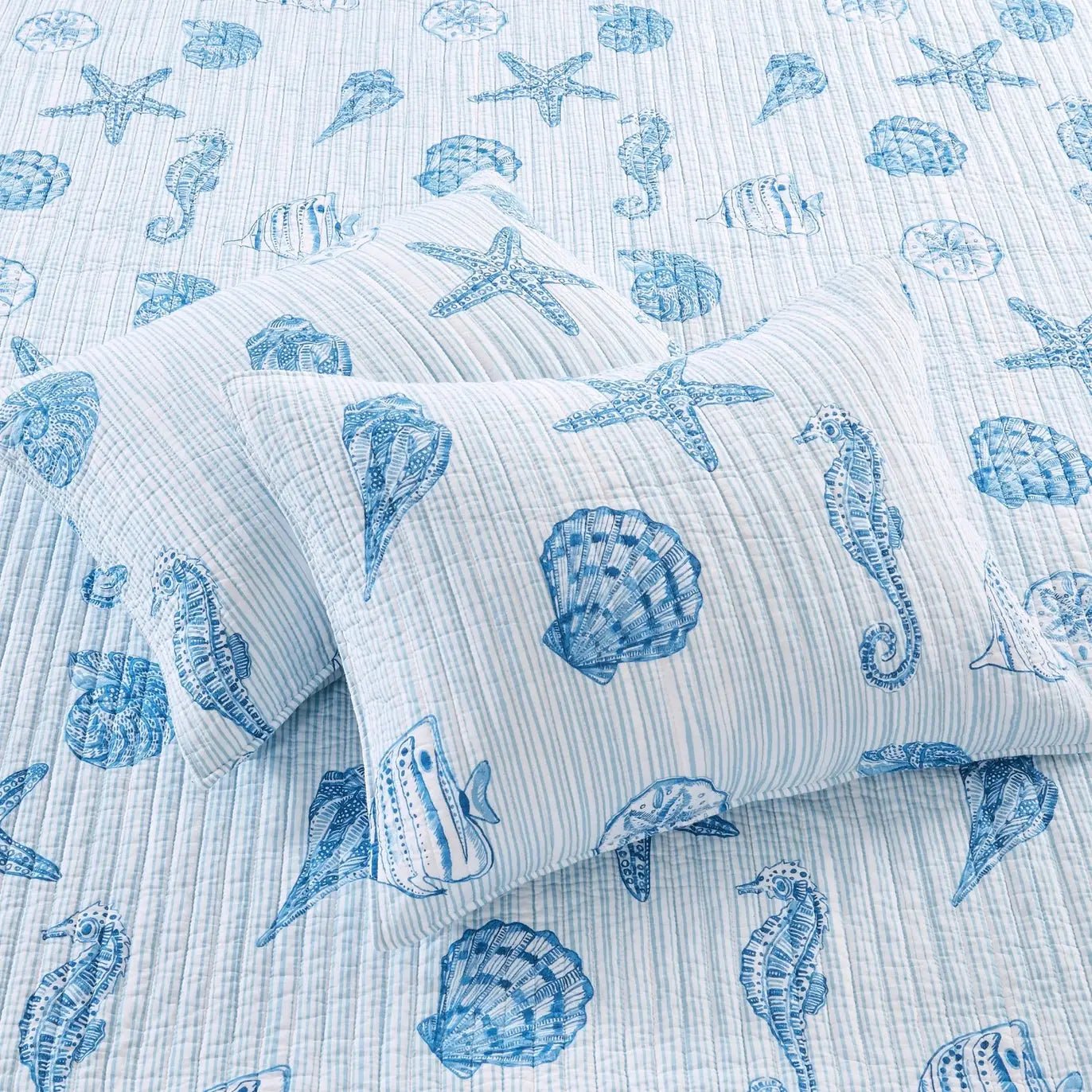 Sandy Cove Quilt Set - Quahog Bay Bedding