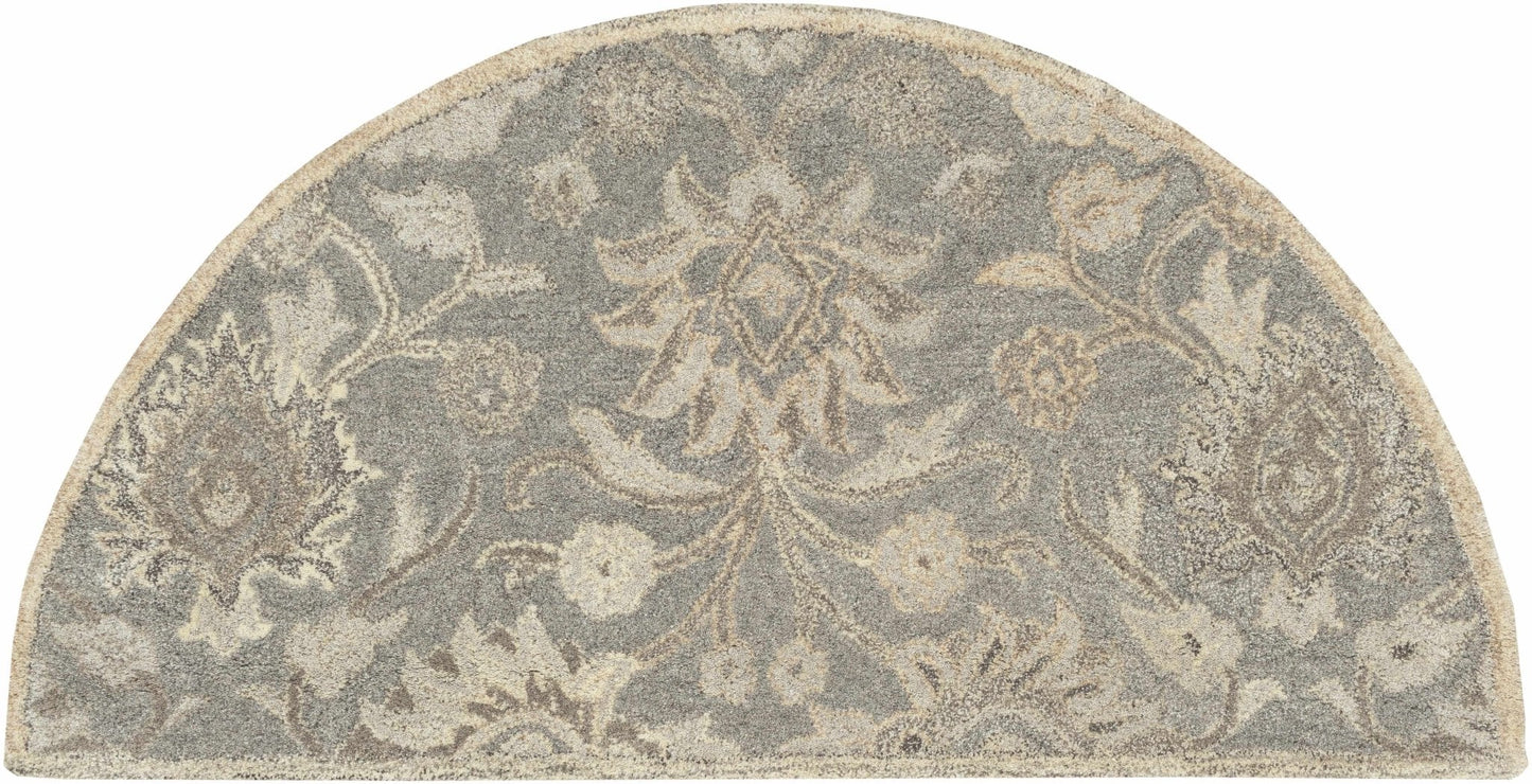 Conesus 1195 Hand Tufted Ivory & Taupe Wool Rug - Quahog Bay Bedding