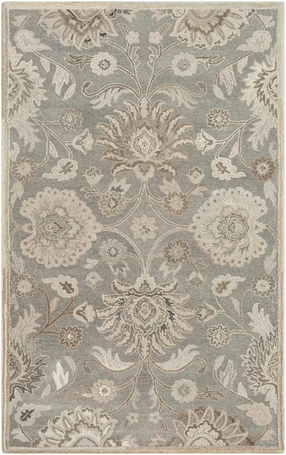 Conesus 1195 Hand Tufted Ivory & Taupe Wool Rug - Quahog Bay Bedding