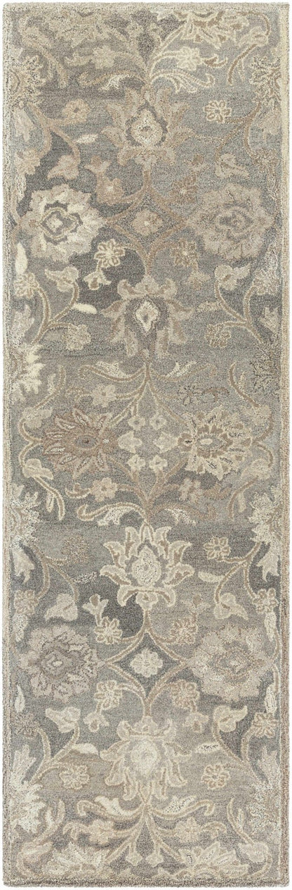 Conesus 1195 Hand Tufted Ivory & Taupe Wool Rug - Quahog Bay Bedding