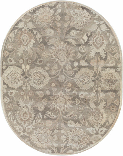 Conesus 1195 Hand Tufted Ivory & Taupe Wool Rug - Quahog Bay Bedding
