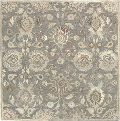 Conesus 1195 Hand Tufted Ivory & Taupe Wool Rug - Quahog Bay Bedding