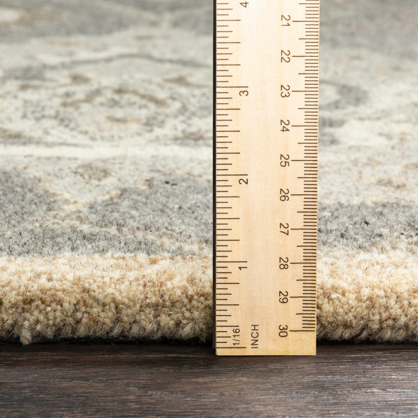 Conesus 1195 Hand Tufted Ivory & Taupe Wool Rug - Quahog Bay Bedding