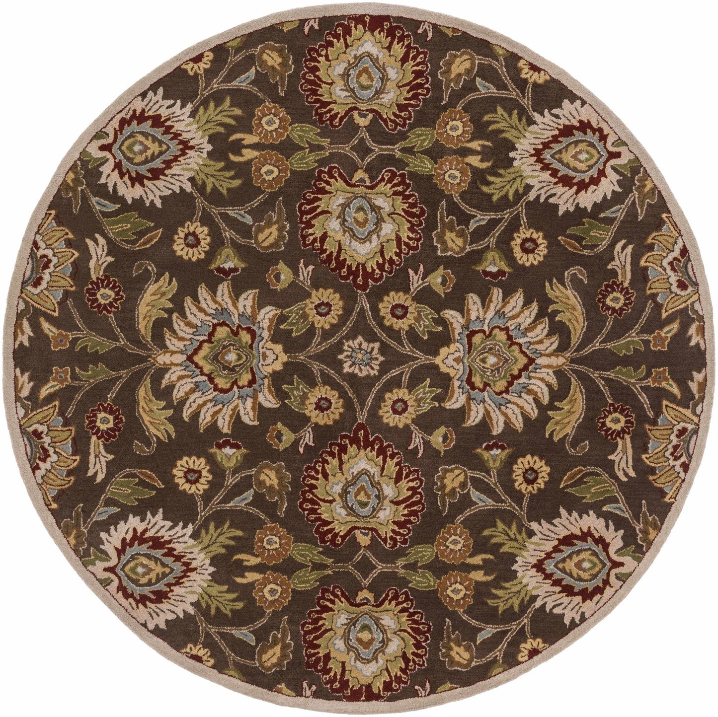 Conesus Hand Tufted Brown 1051 Area Rug - Quahog Bay Bedding