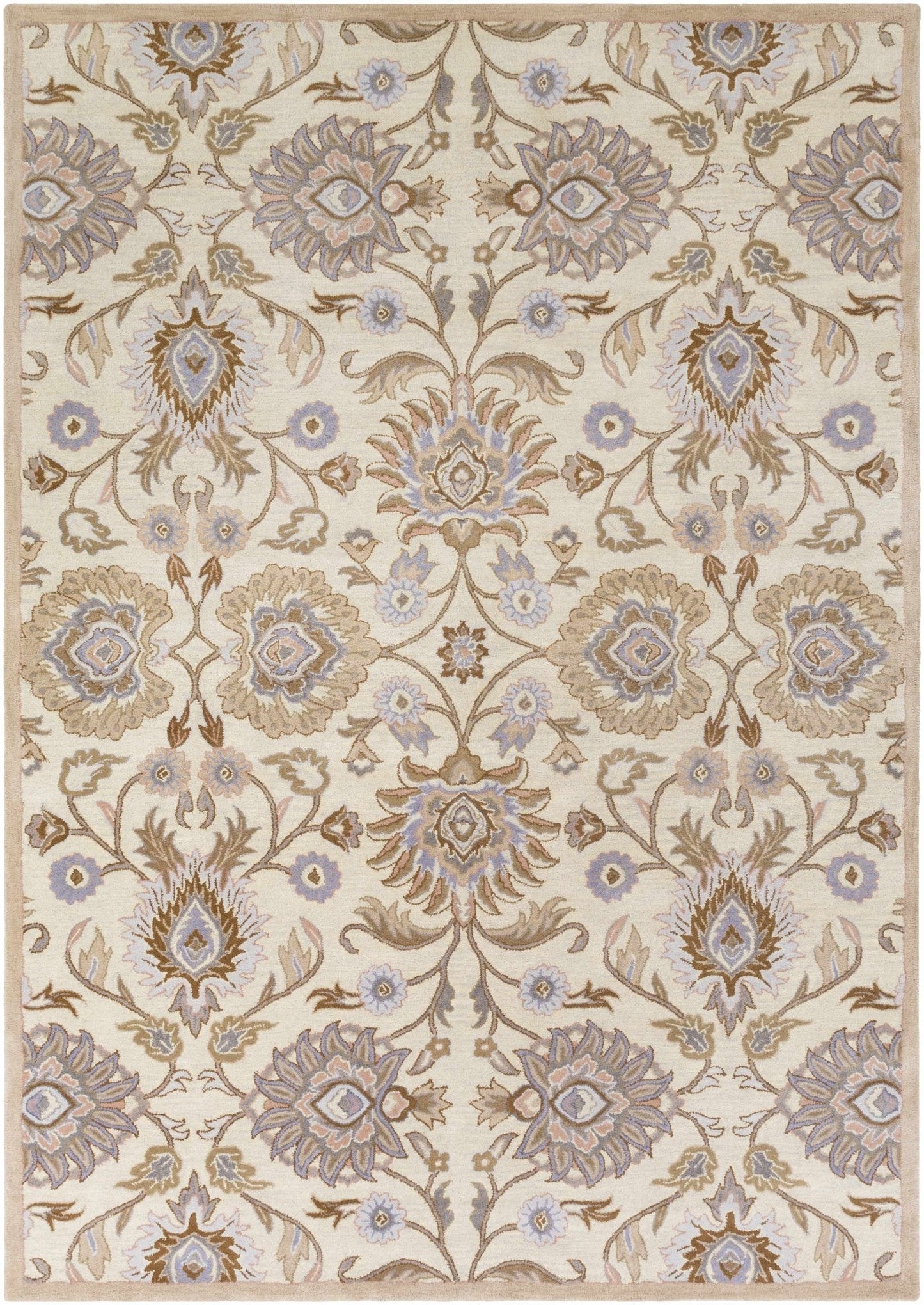 Conesus Hand Tufted Ivory 1109 Wool Rug - Quahog Bay Bedding