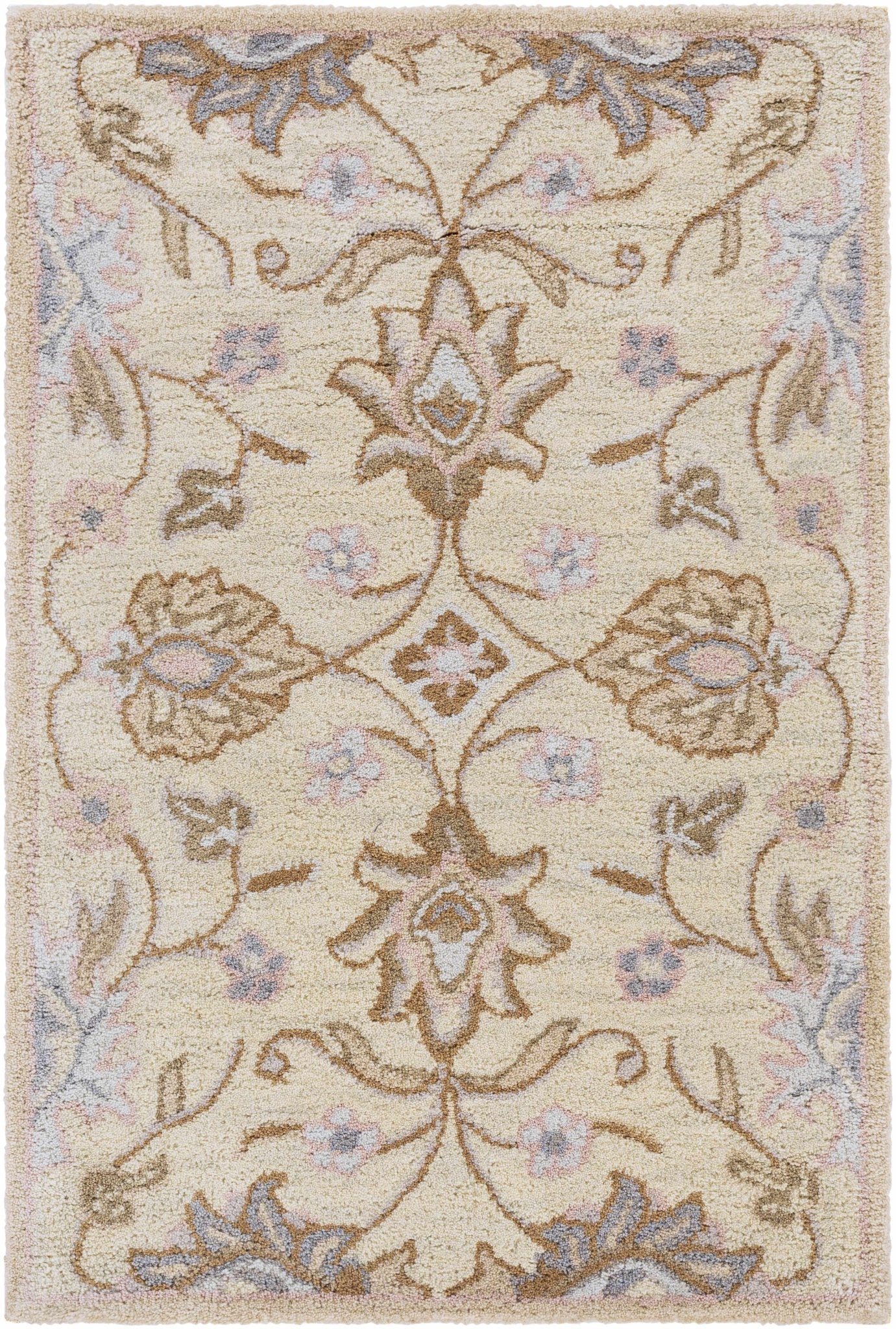 Conesus Hand Tufted Ivory 1109 Wool Rug - Quahog Bay Bedding