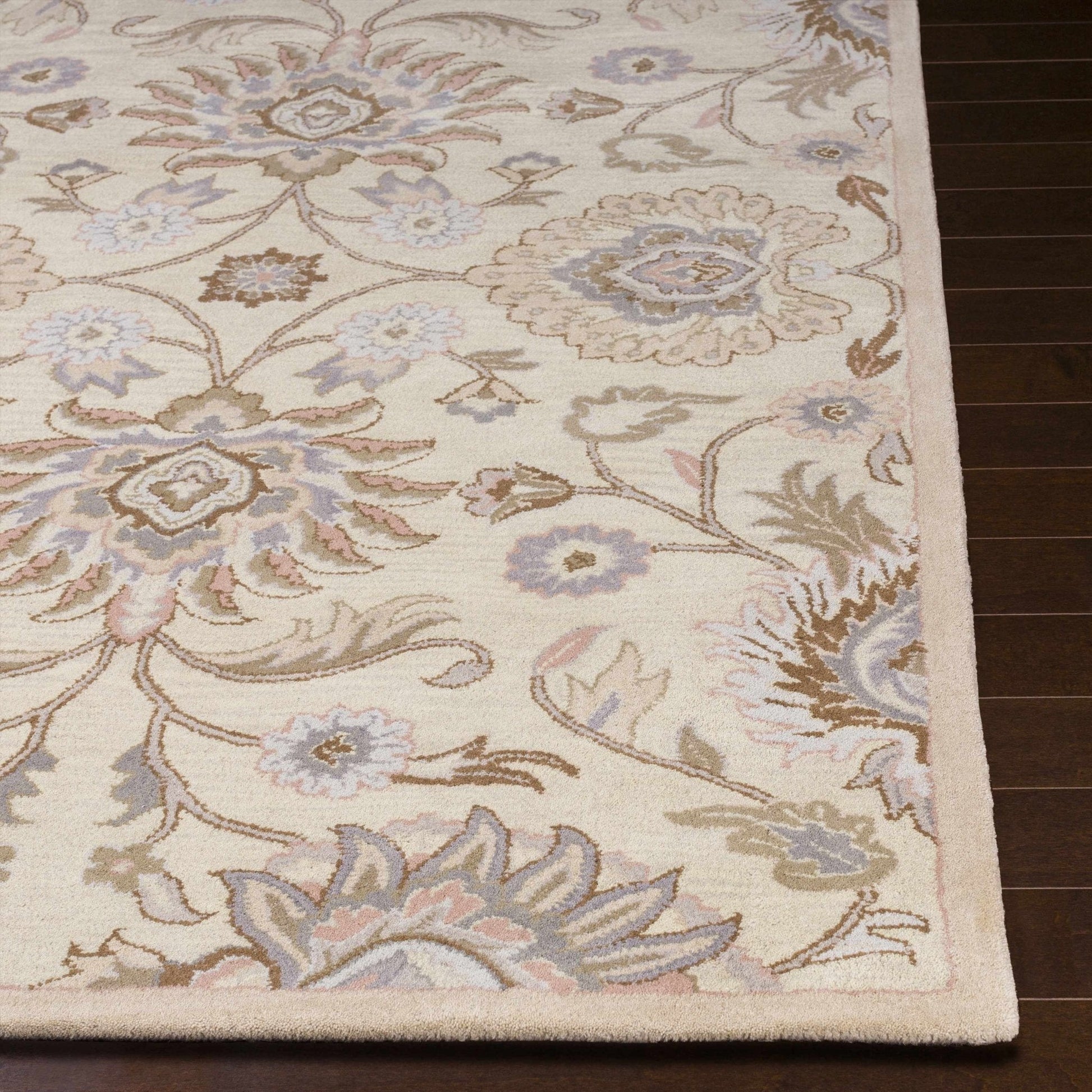 Conesus Hand Tufted Ivory 1109 Wool Rug - Quahog Bay Bedding