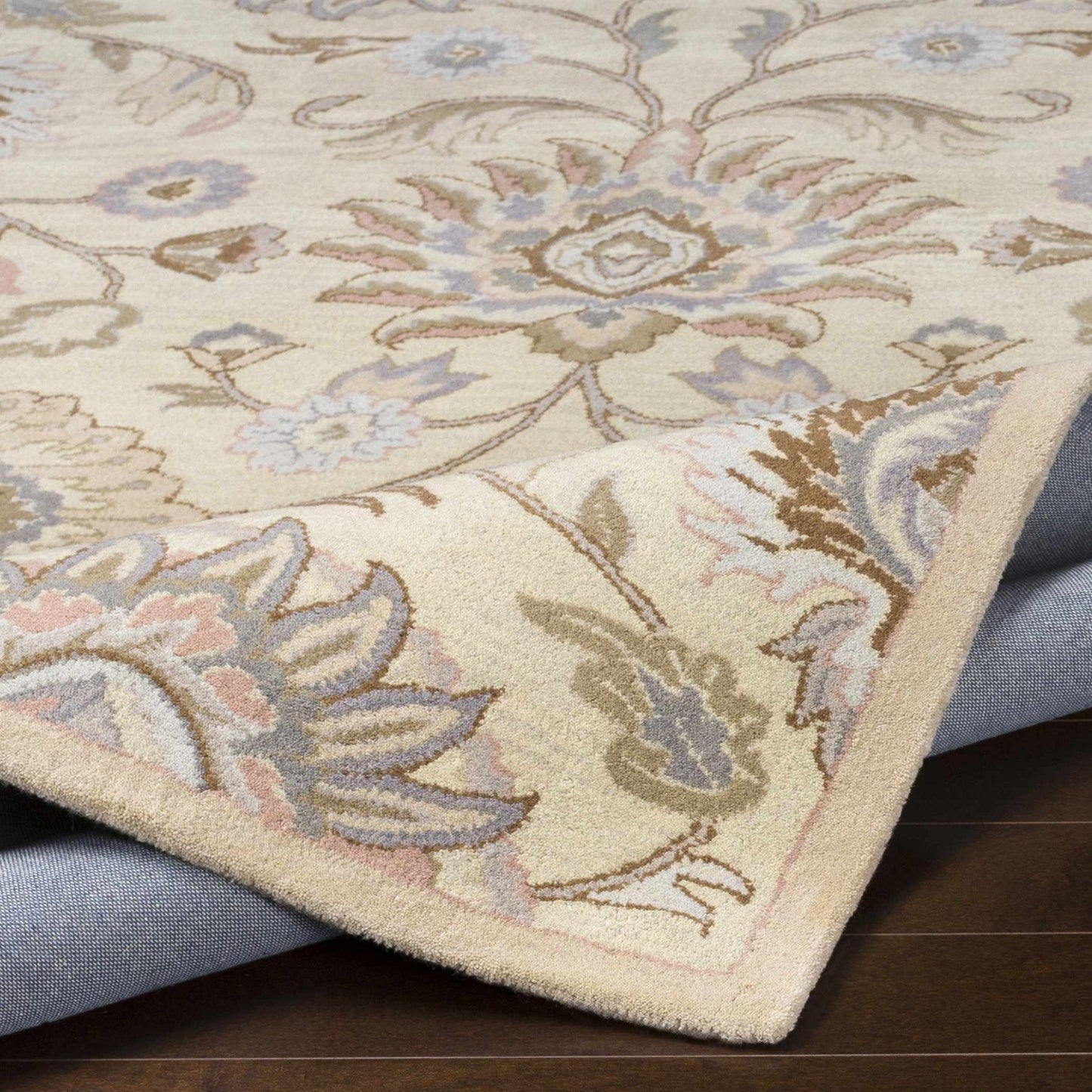 Conesus Hand Tufted Ivory 1109 Wool Rug - Quahog Bay Bedding