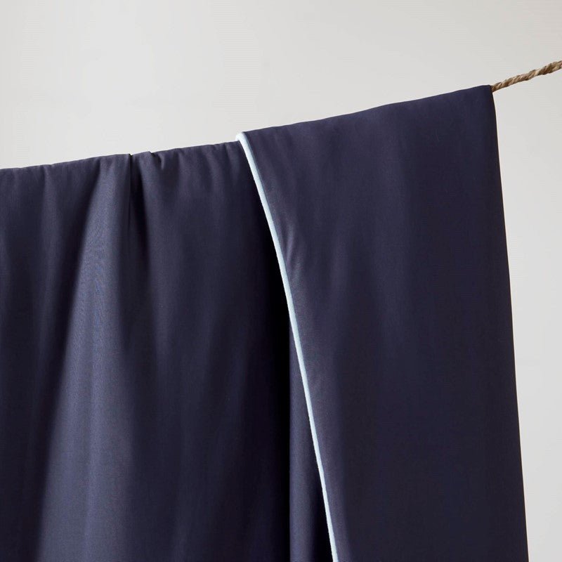 Cooling Lightweight Down Alternative Reversible Comforter | Nautical Comforters | Navy Blue - Quahog Bay Bedding