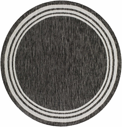 Coonamble Bordered Antrasit Rug - Quahog Bay Bedding