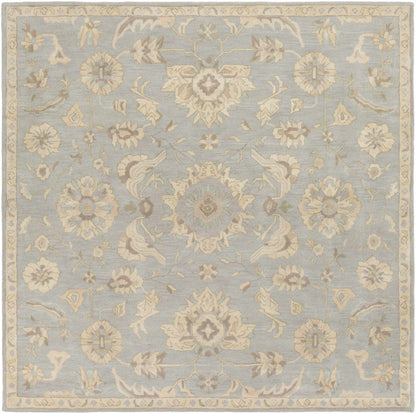 Copen Beige Floral Wool Rug