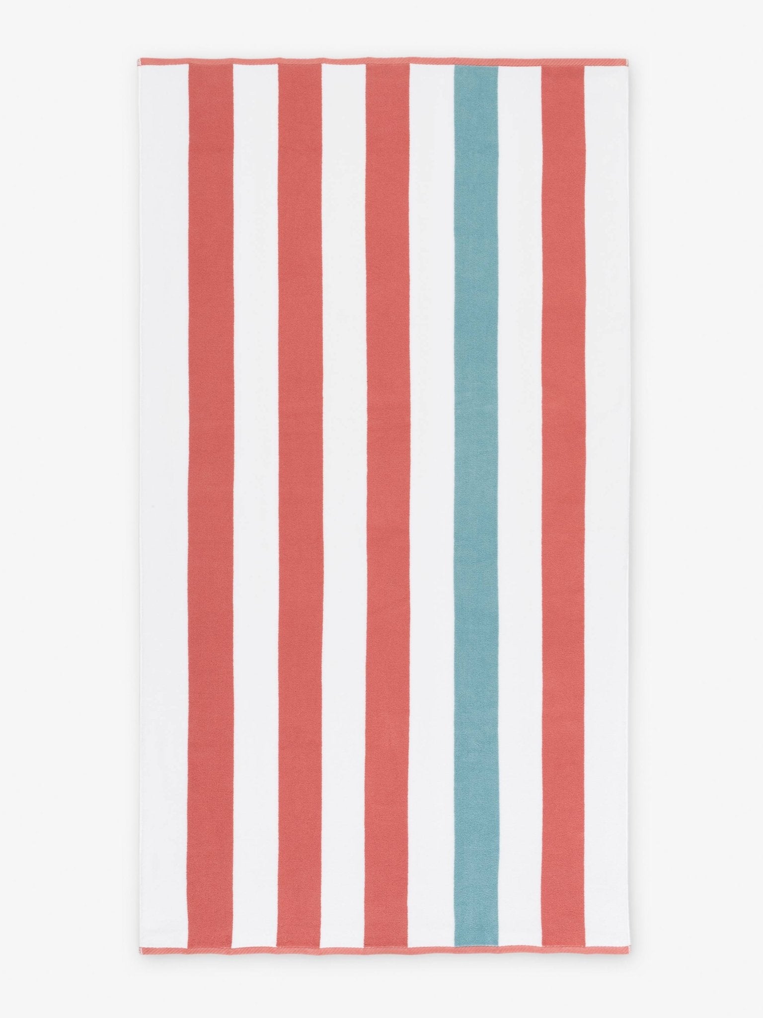 Coral Sea Glass Cabana Beach Towel - Quahog Bay Bedding