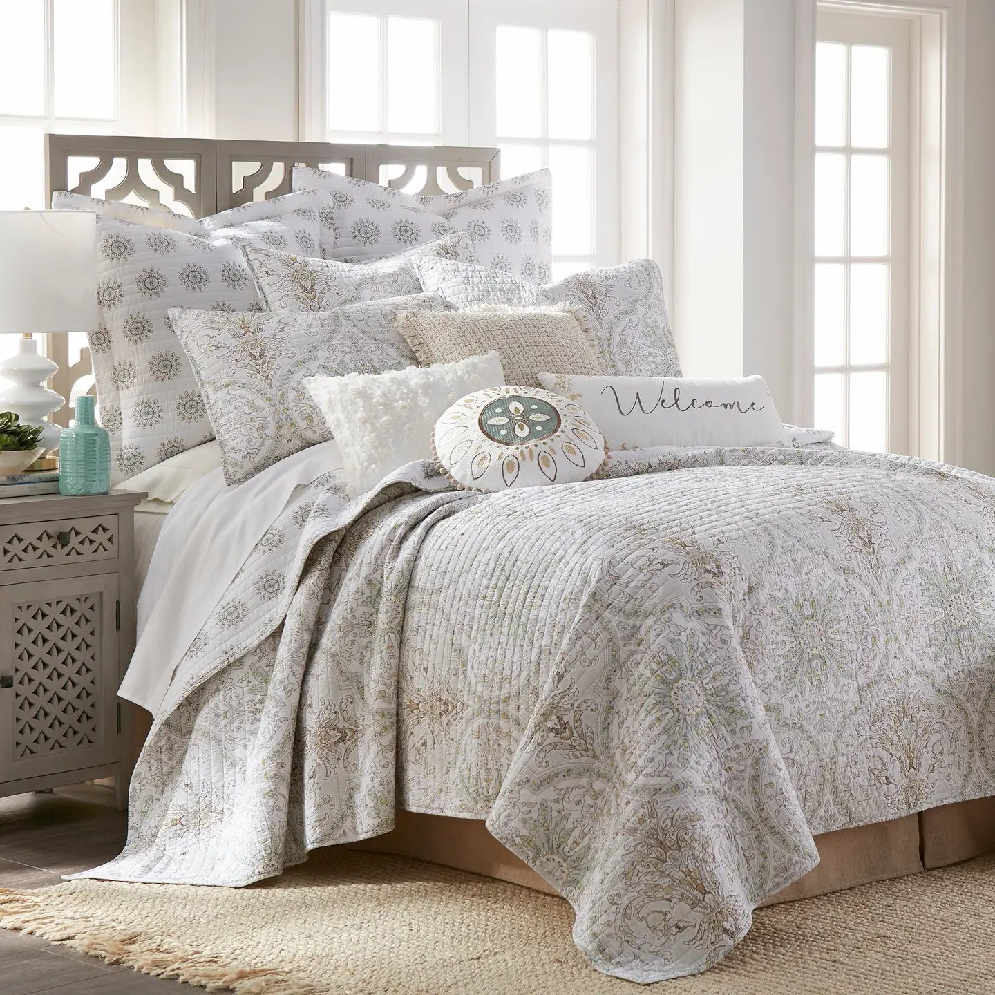 Cosima Vintage Style Quilt Set - Quahog Bay Bedding