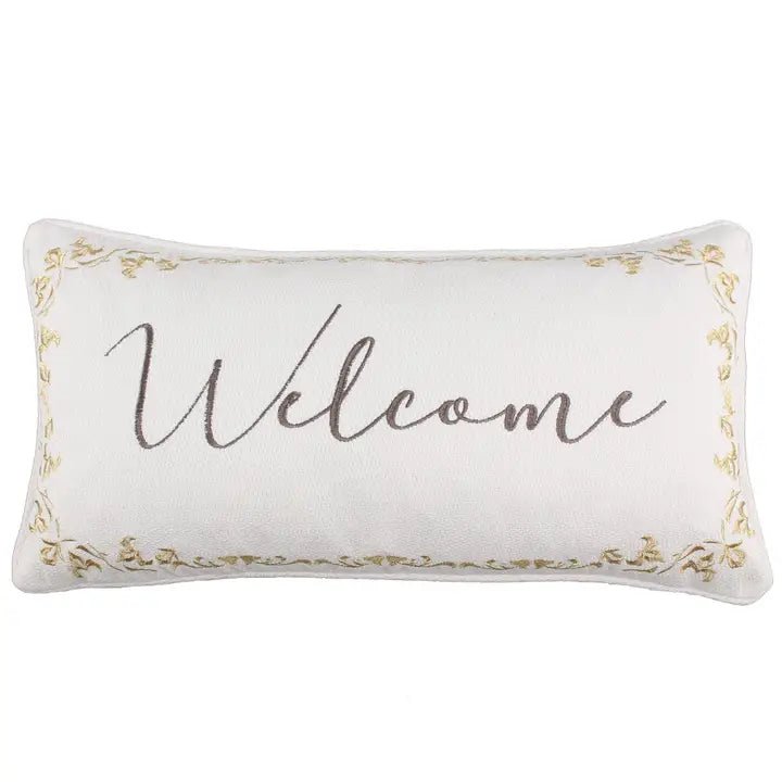 Cosima Welcome Pillow - Coastal Accent Pillows - Quahog Bay Bedding