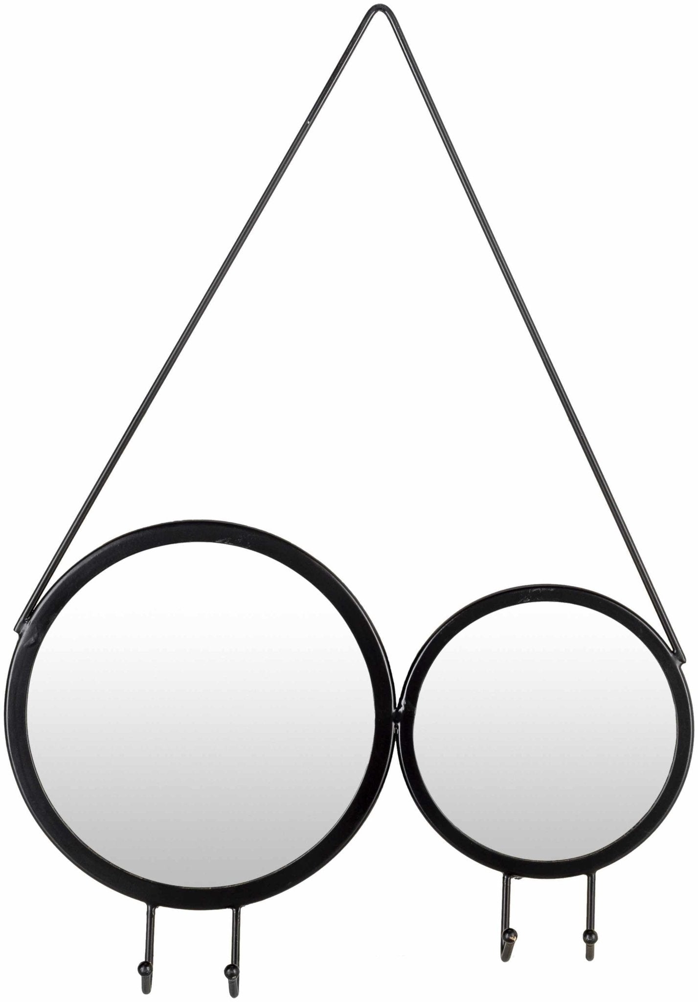 Cotmon Black Iron Frame Mirror - Quahog Bay Bedding