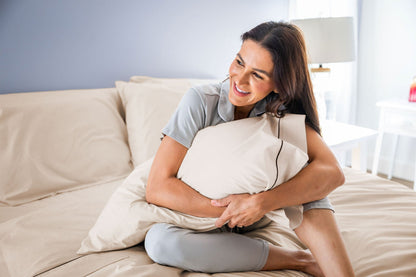 Cotton Bed Pillowcases with Classic Piping Design - American Made With USA Grown Cotton - Quahog Bay Bedding