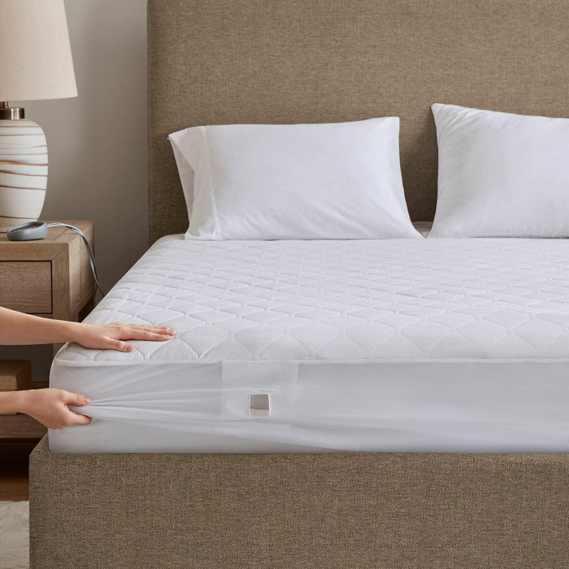 Cotton Blend Heated Mattress Pad - Quahog Bay Bedding