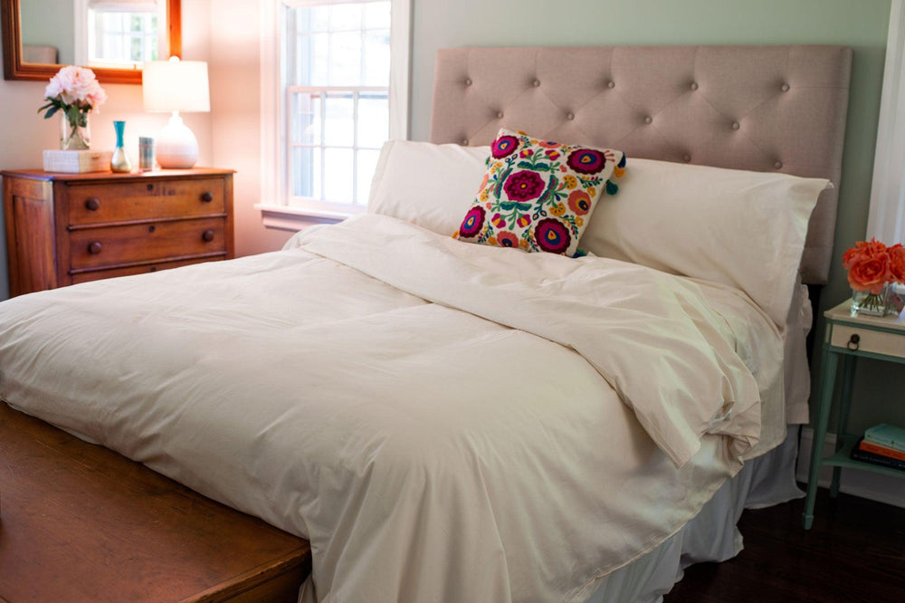 Cotton Duvet Cover Set - American Made With USA Grown Cotton - Quahog Bay Bedding