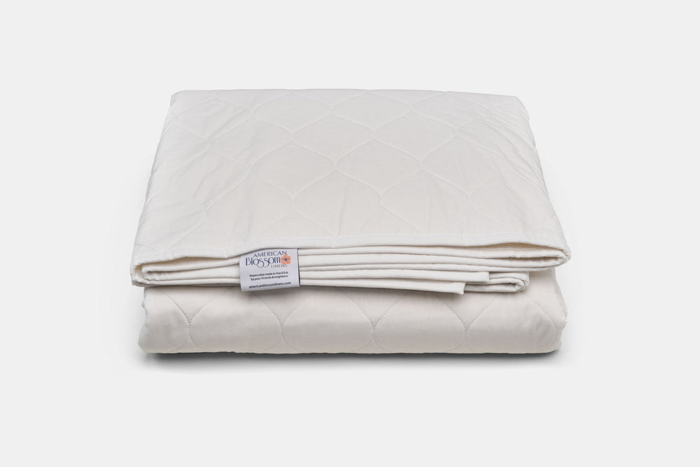 Cotton Quilted Bedspread - American Made With USA Grown Cotton - Quahog Bay Bedding