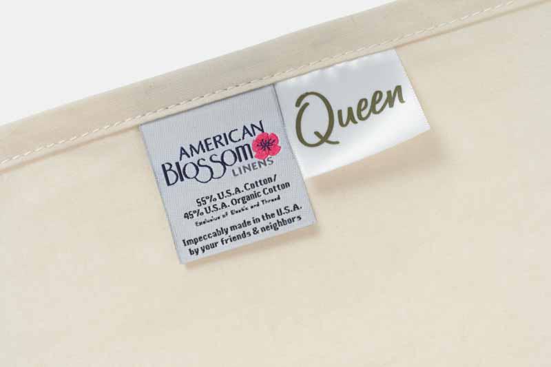 Cotton Single [Separate] Flat Bed Sheet - American Made With USA Grown Cotton - Quahog Bay Bedding