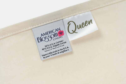 Cotton Single [Separate] Flat Bed Sheet - American Made With USA Grown Cotton - Quahog Bay Bedding