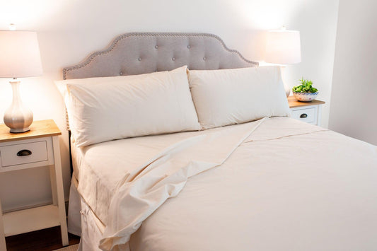 Cotton Single [Separate] Flat Bed Sheet - American Made With USA Grown Cotton - Quahog Bay Bedding