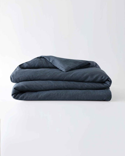 Stonewashed Linen Duvet Cover - Quahog Bay Bedding