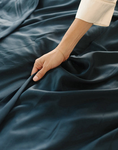 Luxury Cooling 100% Viscose Bamboo Sheet Set - Fits up to 20 Inch Depths